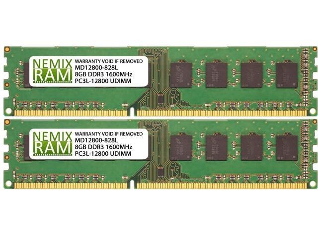 Nemix RAM 16GB (2x8GB) DDR3 1600MHz UDIMM Desktop Memory Kit: $43.99