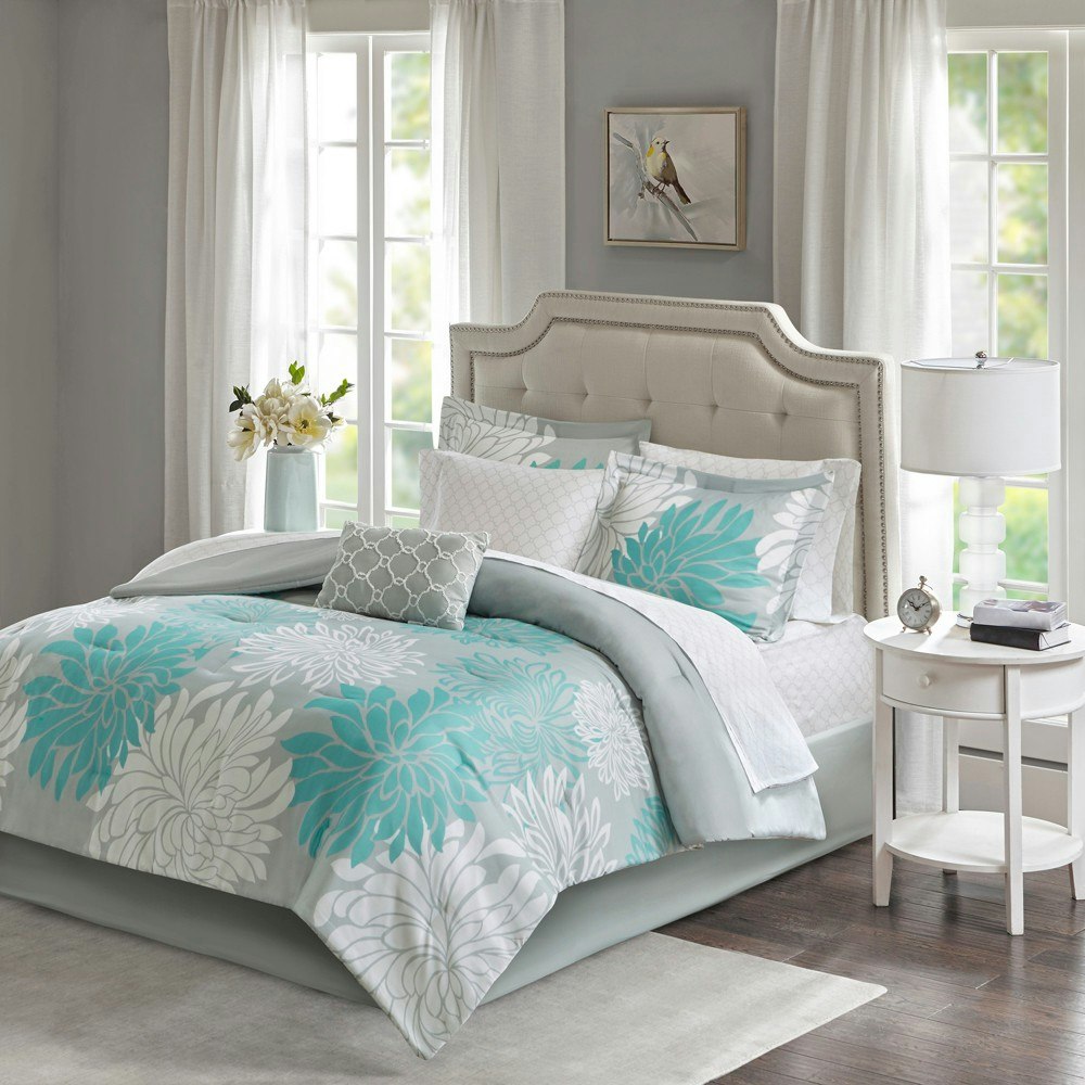 Madison Park 7-Piece Twin Calla Comforter and Sheet Set: $59.99 Madison Park 7-Piece Twin Calla Comforter and Sheet Set: $59.99
