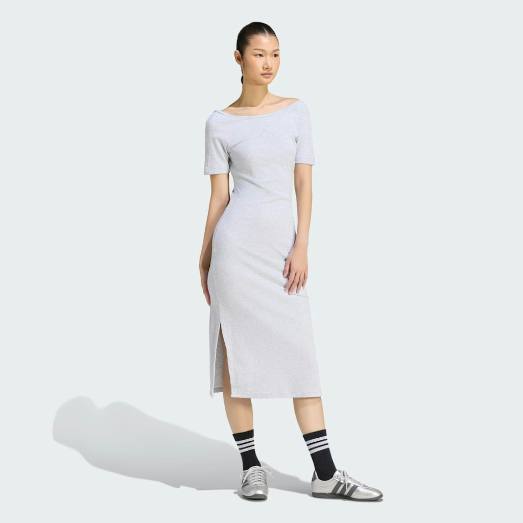 Adidas Small Logo Ribbed Dress: $60