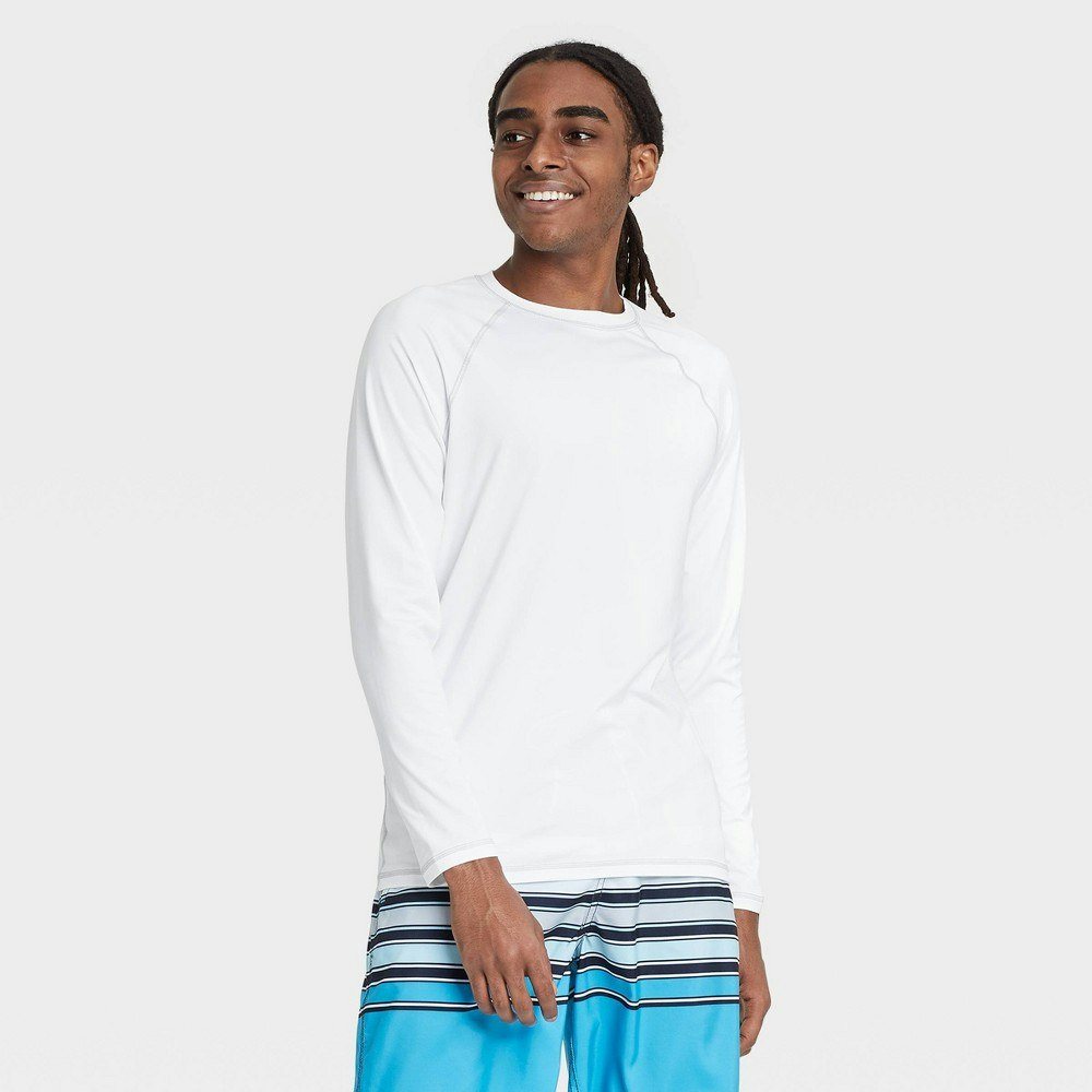Goodfellow & Co Men's Long Sleeve Rash Guard Swim Shirt: $20