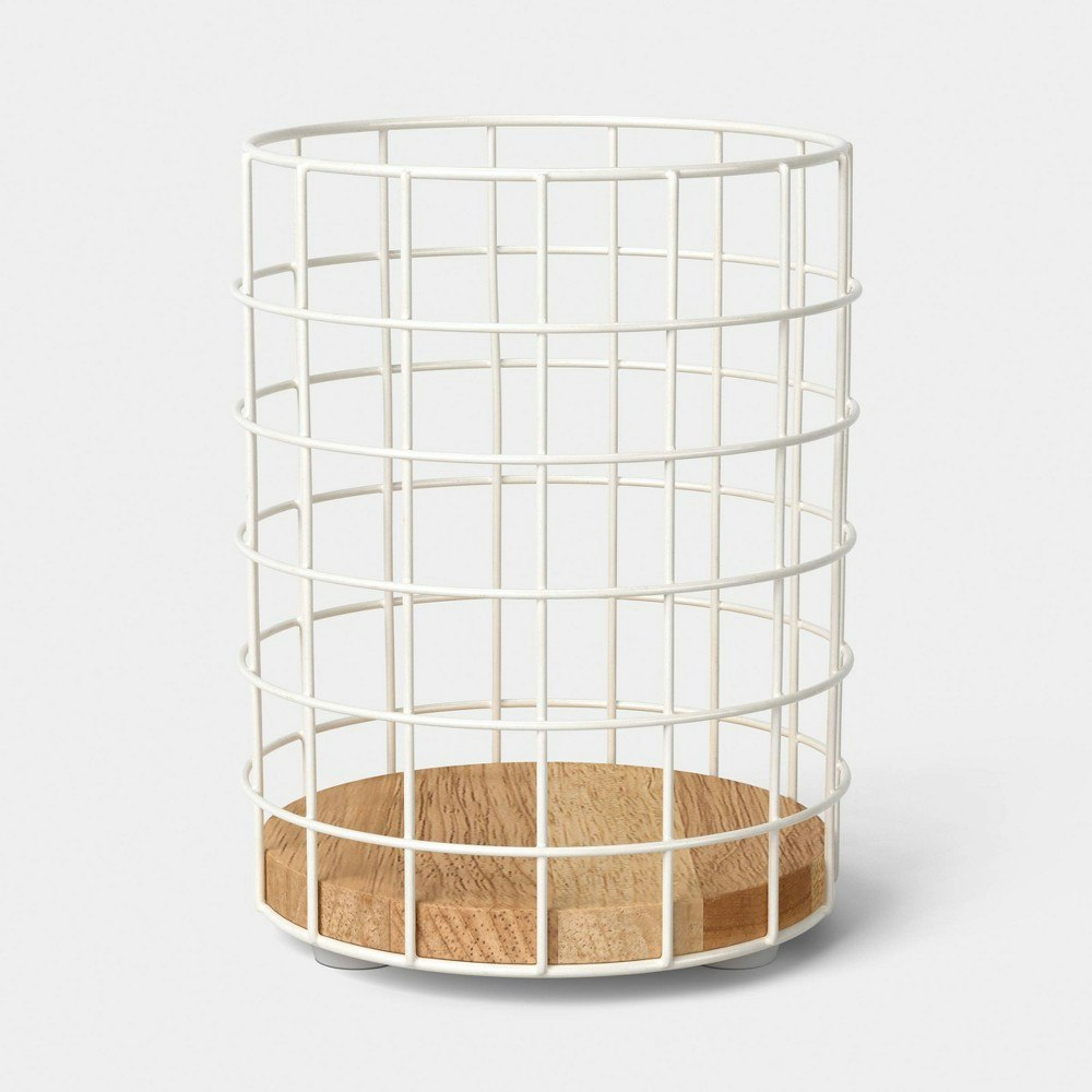 Room Essentials Cream Wire Utensil Holder: $15