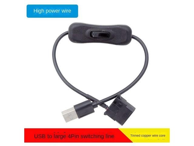 USB to 4-Pin Molex Fan Power Adapter Cable: $17.24