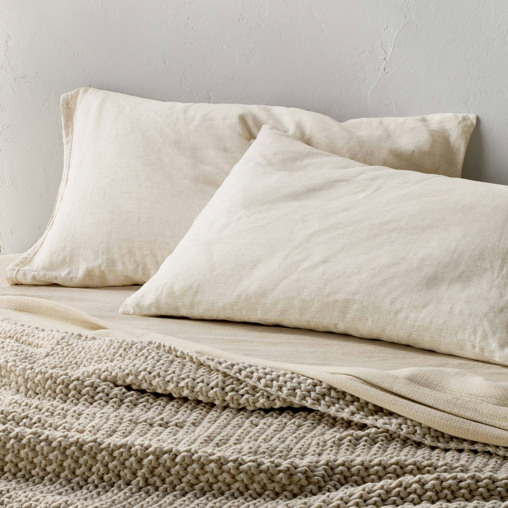 Casaluna King Linen Pillowcases 2-Pack: $65 Casaluna King Linen Pillowcases 2-Pack: $65