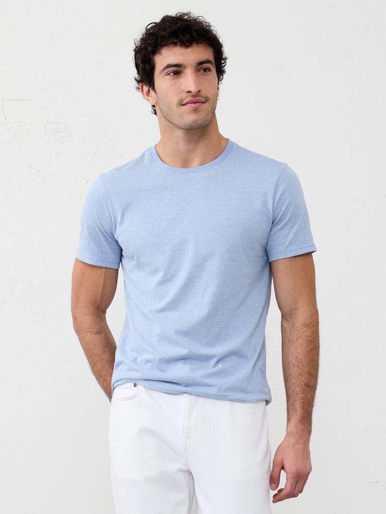Standard-Fit Crew-Neck T-Shirt: $15