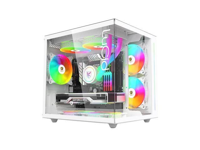 Kingsman Lucid M-ATX Mini Tower Computer Case: $70.99