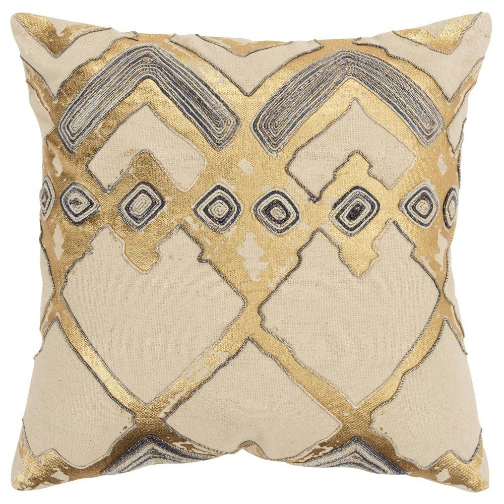 Rizzy Home 20"x20" Beaded Abstract Throw Pillow: $28.49 Rizzy Home 20"x20" Beaded Abstract Throw Pillow: $28.49