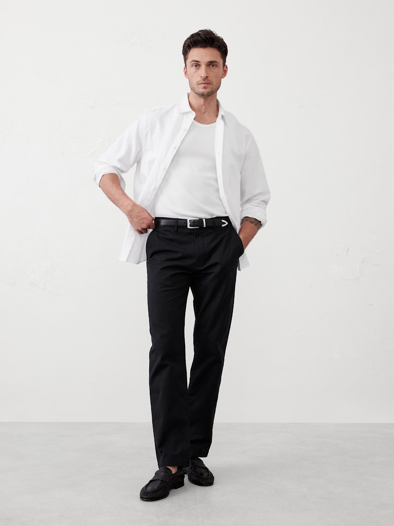 Slim-Straight Lived-In Chino: $47.50
