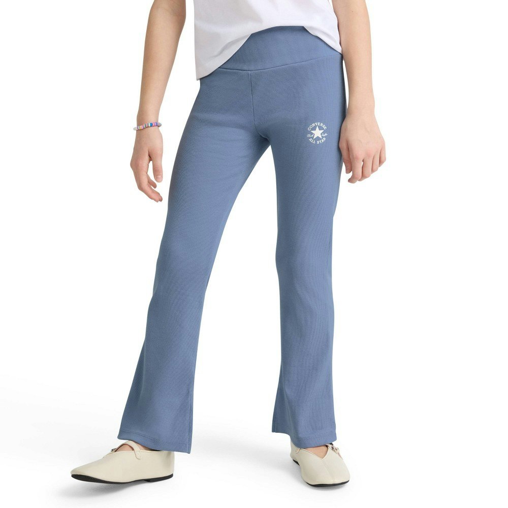 Converse Girls' Ribbed Flare Leggings: $18 Converse Girls' Ribbed Flare Leggings: $18