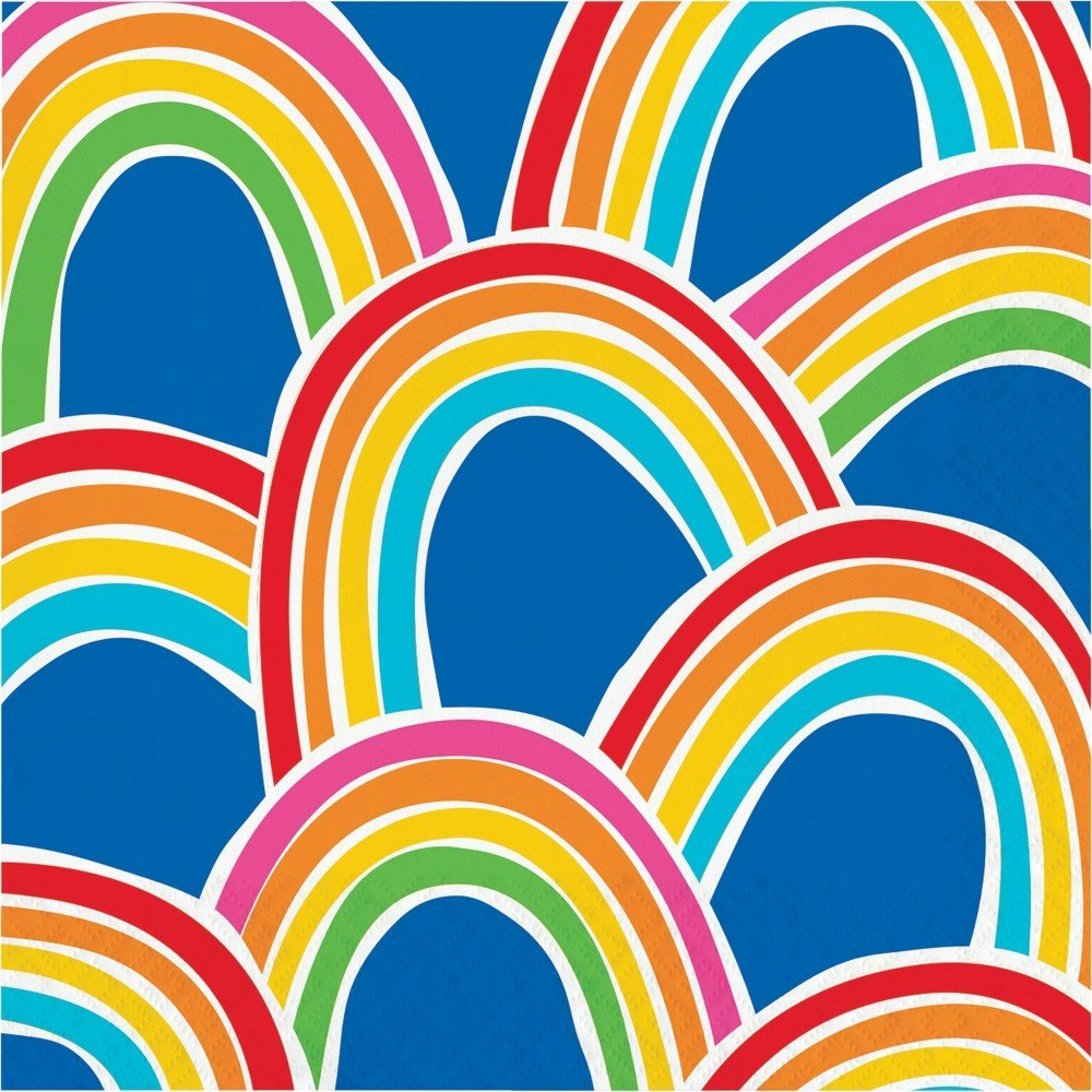 Say Hooray! Rainbow Party Napkins 64-Pack: $24.99