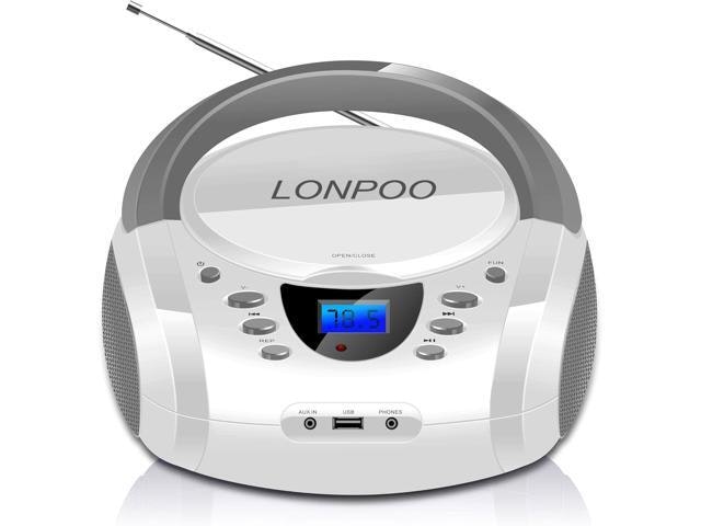 Lonpoo Portable CD Player Boombox: $78.88