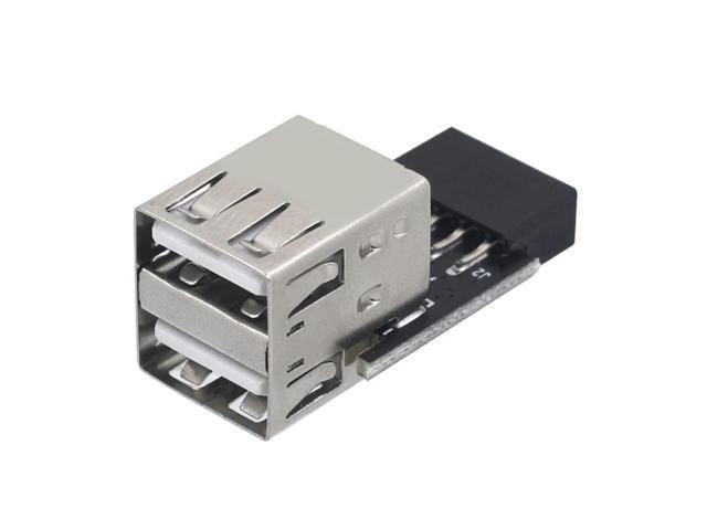 9Pin to 2-Port USB 2.0 Internal Motherboard Adapter: $14 9Pin to 2-Port USB 2.0 Internal Motherboard Adapter: $14