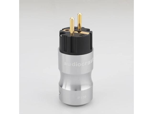 Rhodium and 24K Gold Plated EU Power Plug: $47