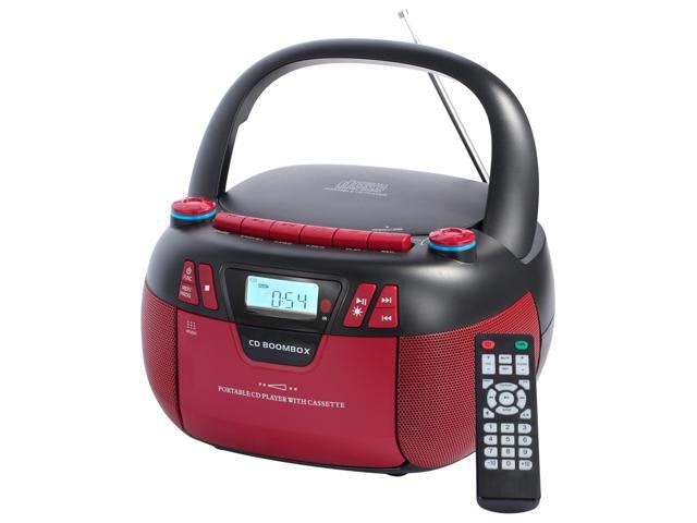 Portable Bluetooth CD and Cassette Player Boombox: $82.49
