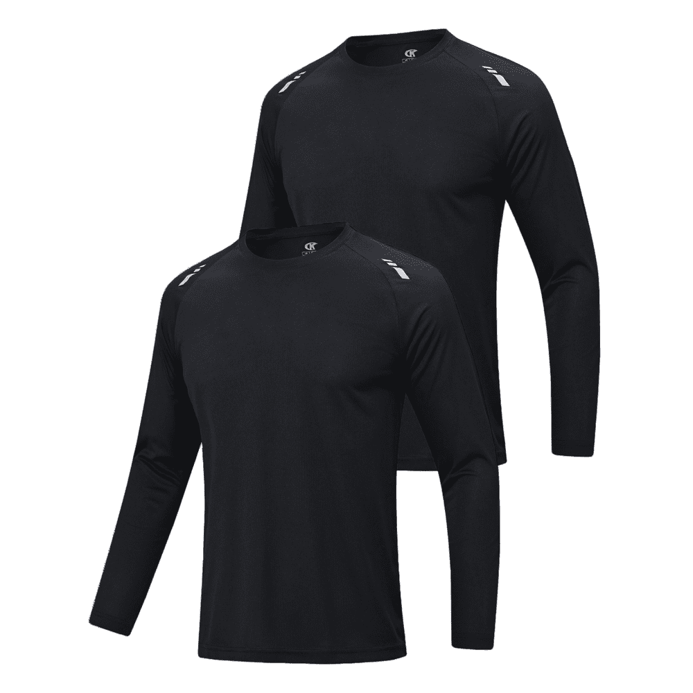 Taigaofy Men's Long Sleeve Quick Dry Workout Shirt 2-Pack: $17.98 Taigaofy Men's Long Sleeve Quick Dry Workout Shirt 2-Pack: $17.98