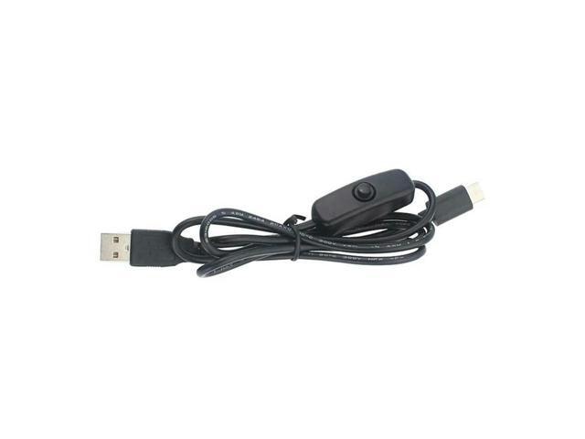 USB to USB-C Power Adapter Cable with On-Off Switch for Raspberry Pi 4: $10.99