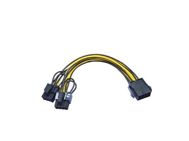 CPU Molex 8-Pin to Dual PCI-e 8-Pin Power Splitter Cable: $14.12
