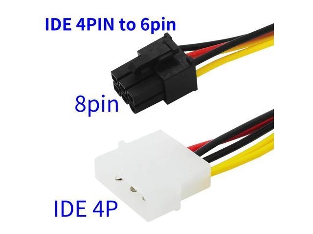 4-Pin Molex to 6-Pin PCI-Express Power Adapter Cable: $15.05 4-Pin Molex to 6-Pin PCI-Express Power Adapter Cable: $15.05