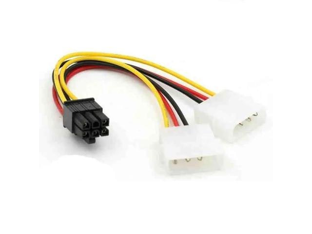 PCIe 6-Pin to Dual Molex Power Adapter Cable: $22.89 PCIe 6-Pin to Dual Molex Power Adapter Cable: $22.89