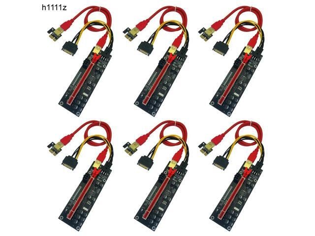 V011 Pro PCIe X1 to X16 Riser 6-Pack: $71.66