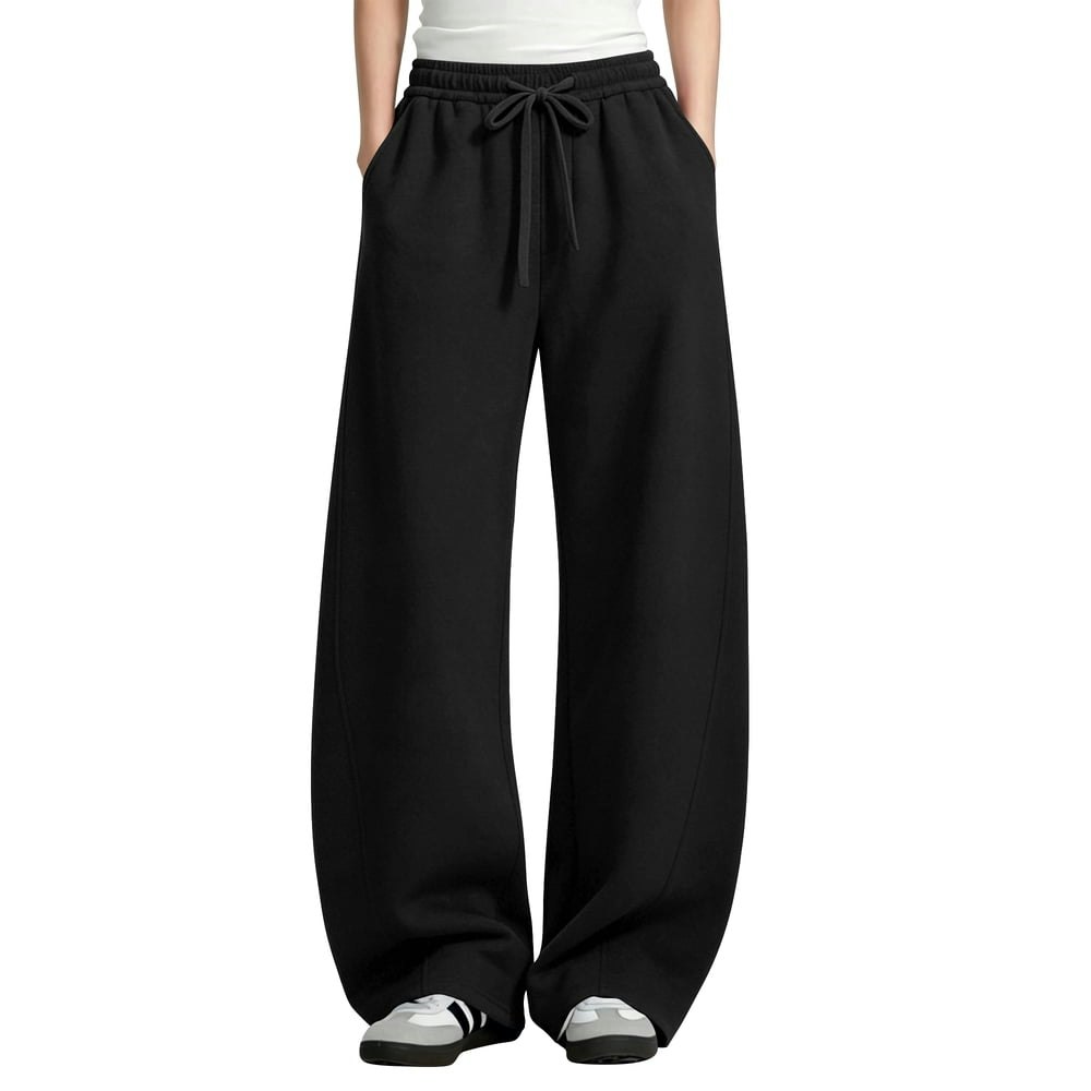 Temofon Women's Wide Leg Barrel Sweatpants: $15.98 Temofon Women's Wide Leg Barrel Sweatpants: $15.98