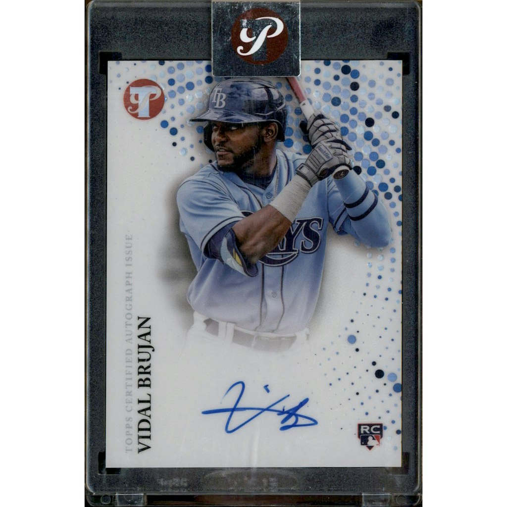 2022 Topps Pristine Vidal Brujan Autograph Card: $14