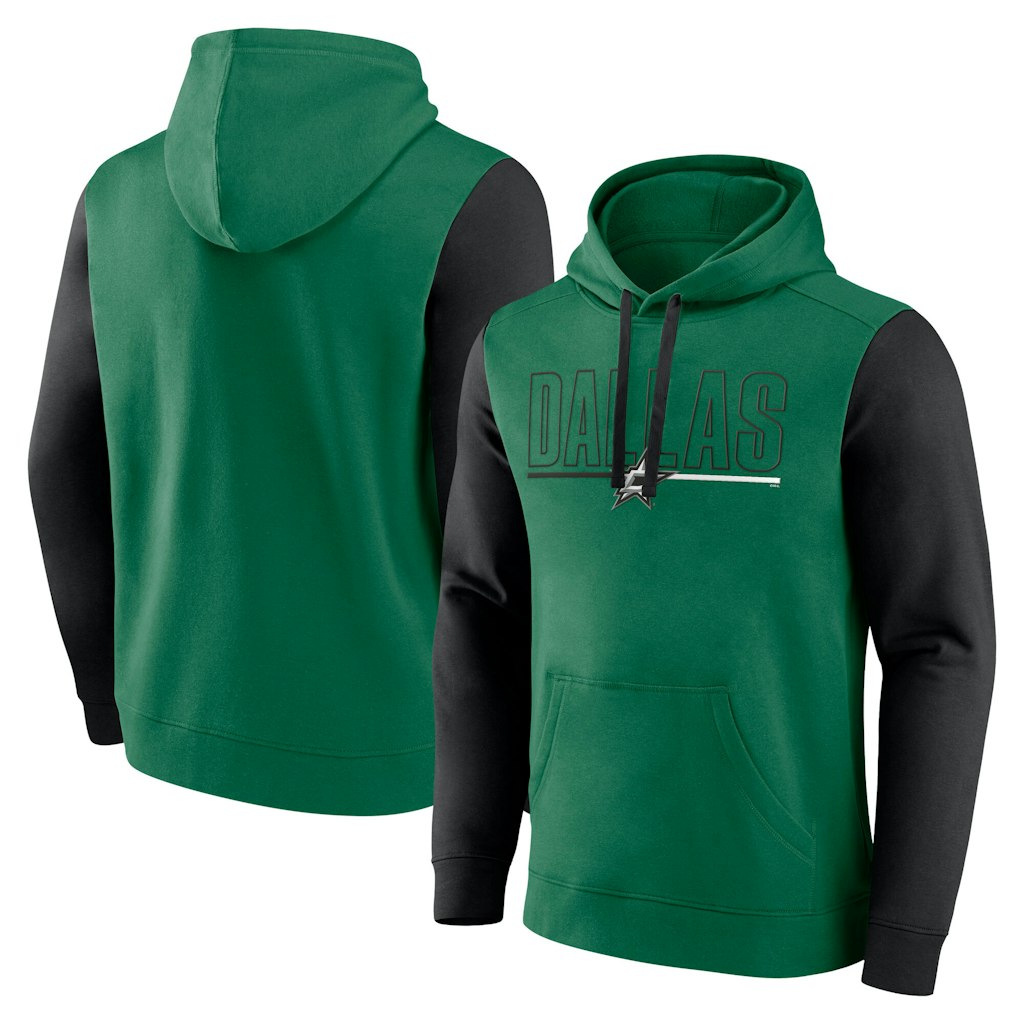 Men's Dallas Stars Logo Athletic Fleece Pullover Hoodie: $47.99