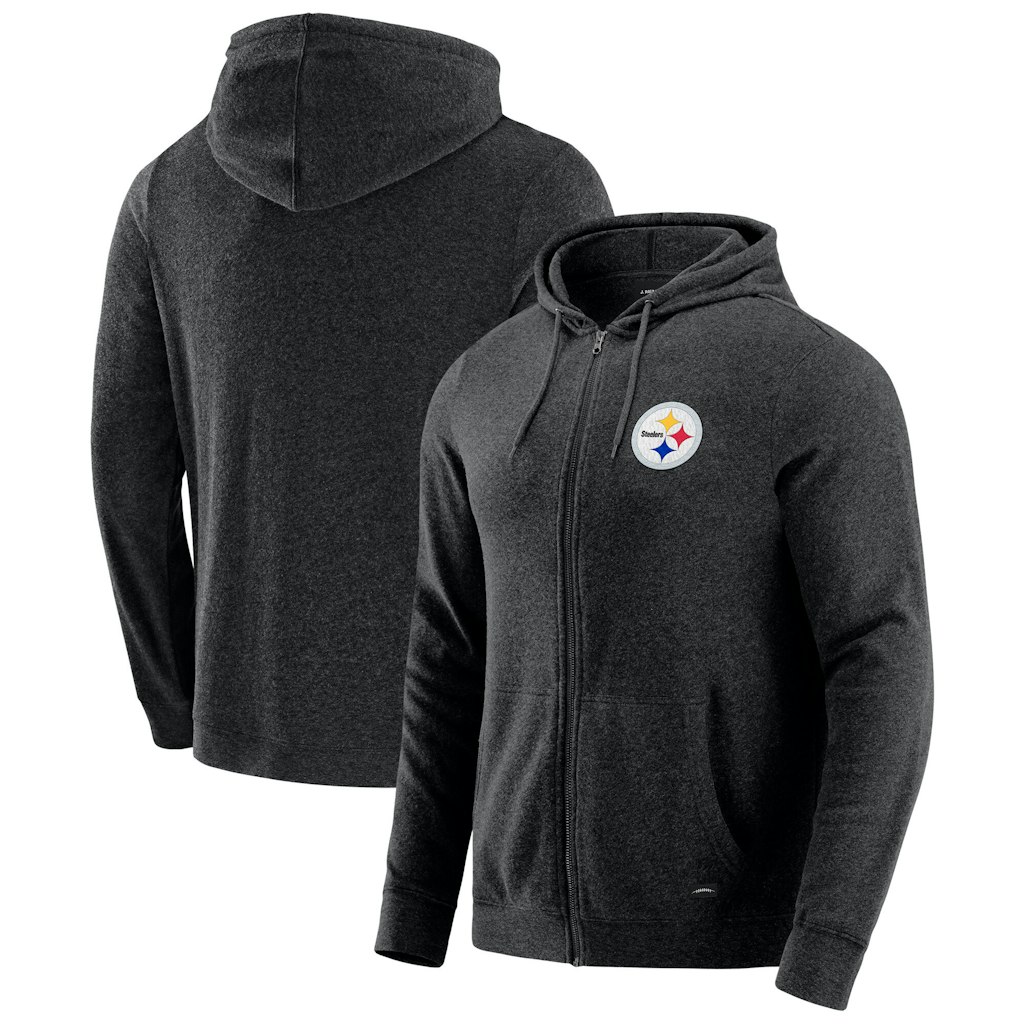 J. Palmer Pittsburgh Steelers Tri-Blend Full-Zip Hoodie: $59.99