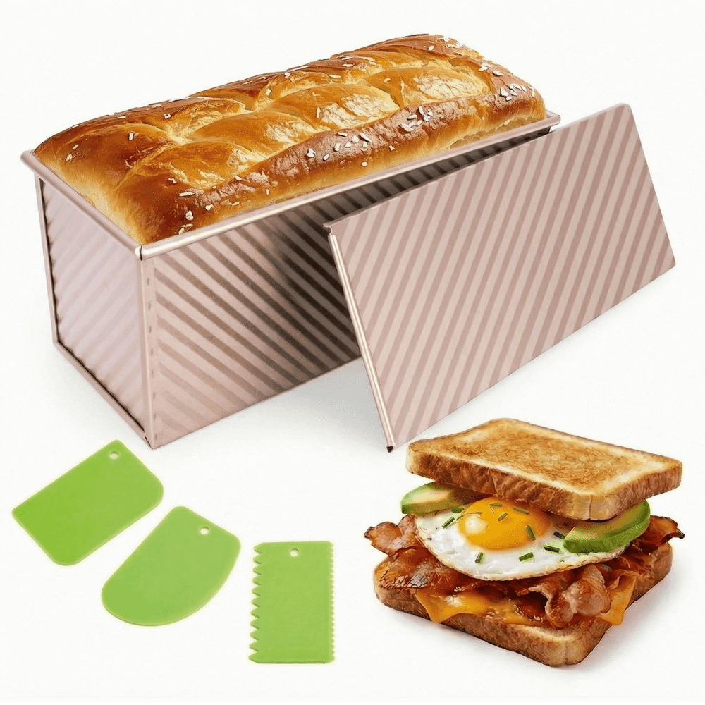 13x4-Inch Pullman Bread Loaf Pan with Lid: $11.99 13x4-Inch Pullman Bread Loaf Pan with Lid: $11.99