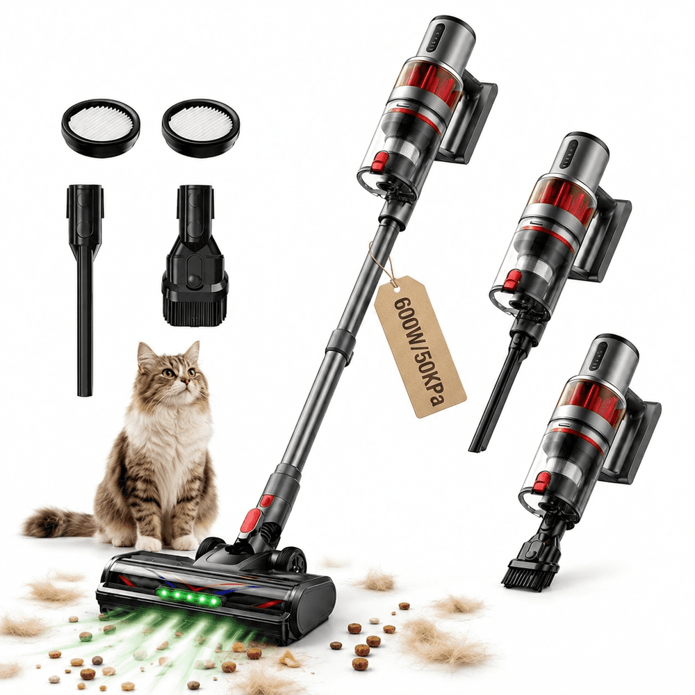 600W 50KPa 4-in-1 Cordless Stick Vacuum: $99.99 600W 50KPa 4-in-1 Cordless Stick Vacuum: $99.99