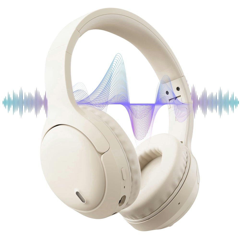 Auoshi Active Noise Cancelling Wireless Over-Ear Headphones: $25.63 Auoshi Active Noise Cancelling Wireless Over-Ear Headphones: $25.63