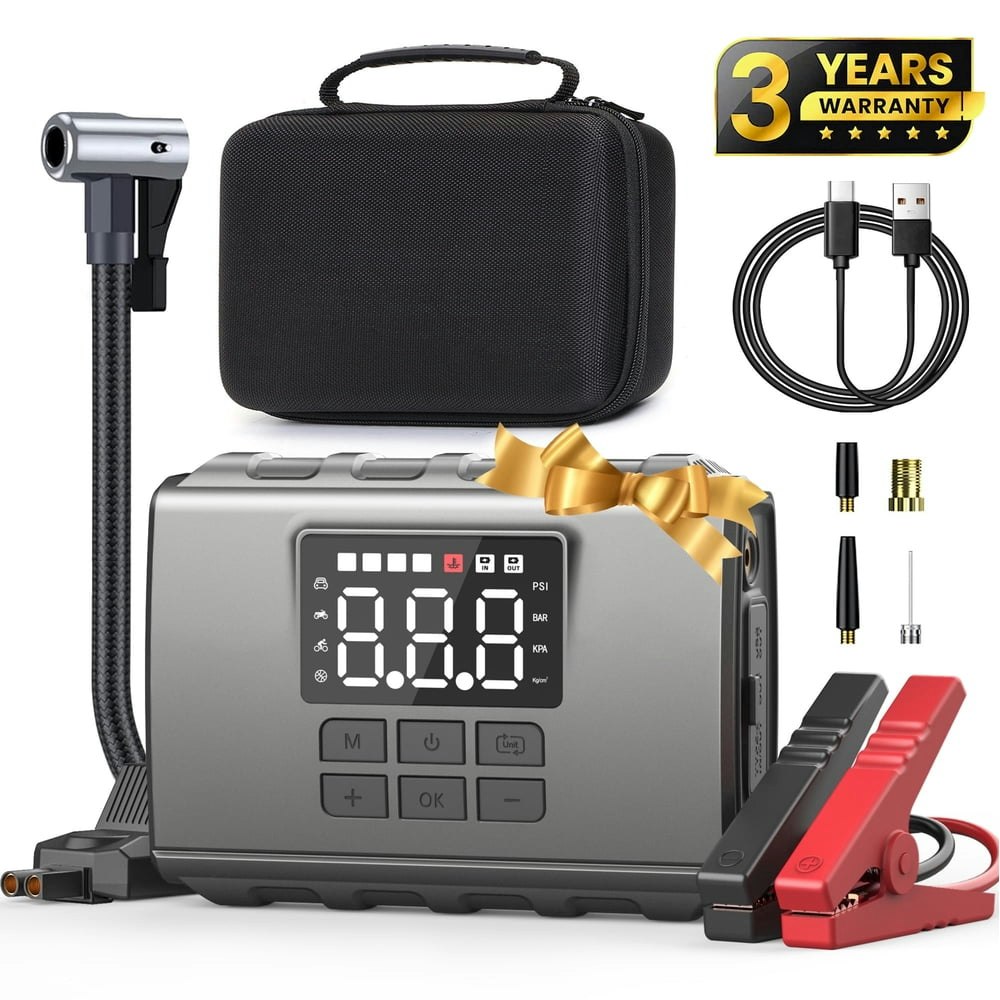 GCZ 3,000A 150-PSI Jump Starter and Air Compressor: $59.59 GCZ 3,000A 150-PSI Jump Starter and Air Compressor: $59.59