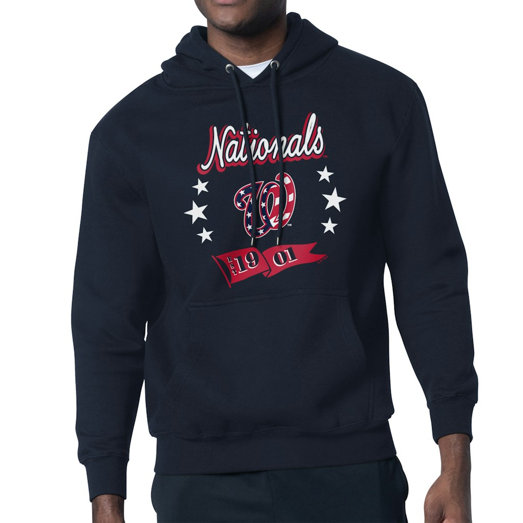Starter Washington Nationals Banner Pullover Hoodie: $52.49
