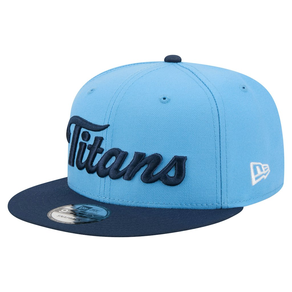 New Era Tennessee Titans Script 9FIFTY Snapback Hat: $39.99 New Era Tennessee Titans Script 9FIFTY Snapback Hat: $39.99