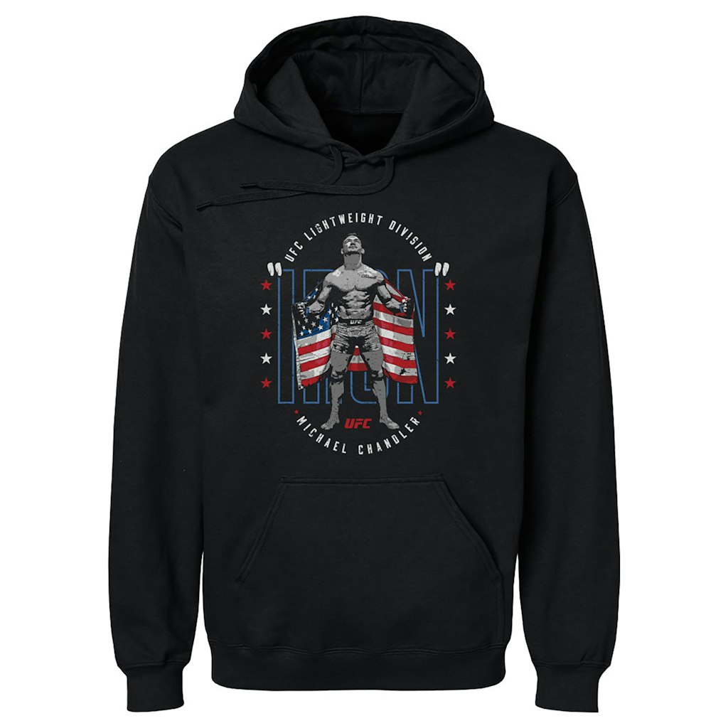 500 Level Michael Chandler American Flag Pullover Hoodie: $69.99
