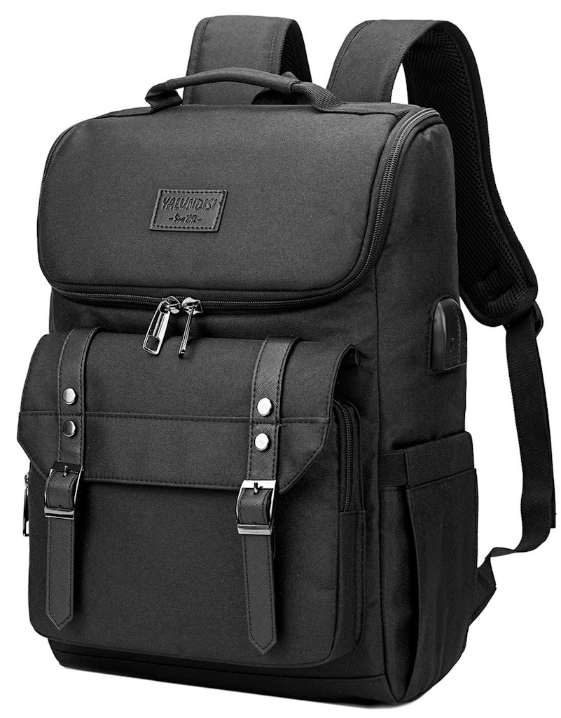 15.6" Vintage Travel Laptop Backpack w/ USB Charging Port: $20 15.6" Vintage Travel Laptop Backpack w/ USB Charging Port: $20
