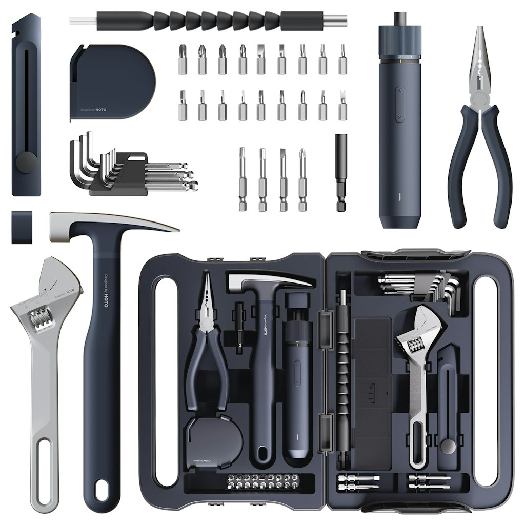 Hoto Household Essentials 40-Piece Tool Kit: $60 Hoto Household Essentials 40-Piece Tool Kit: $60