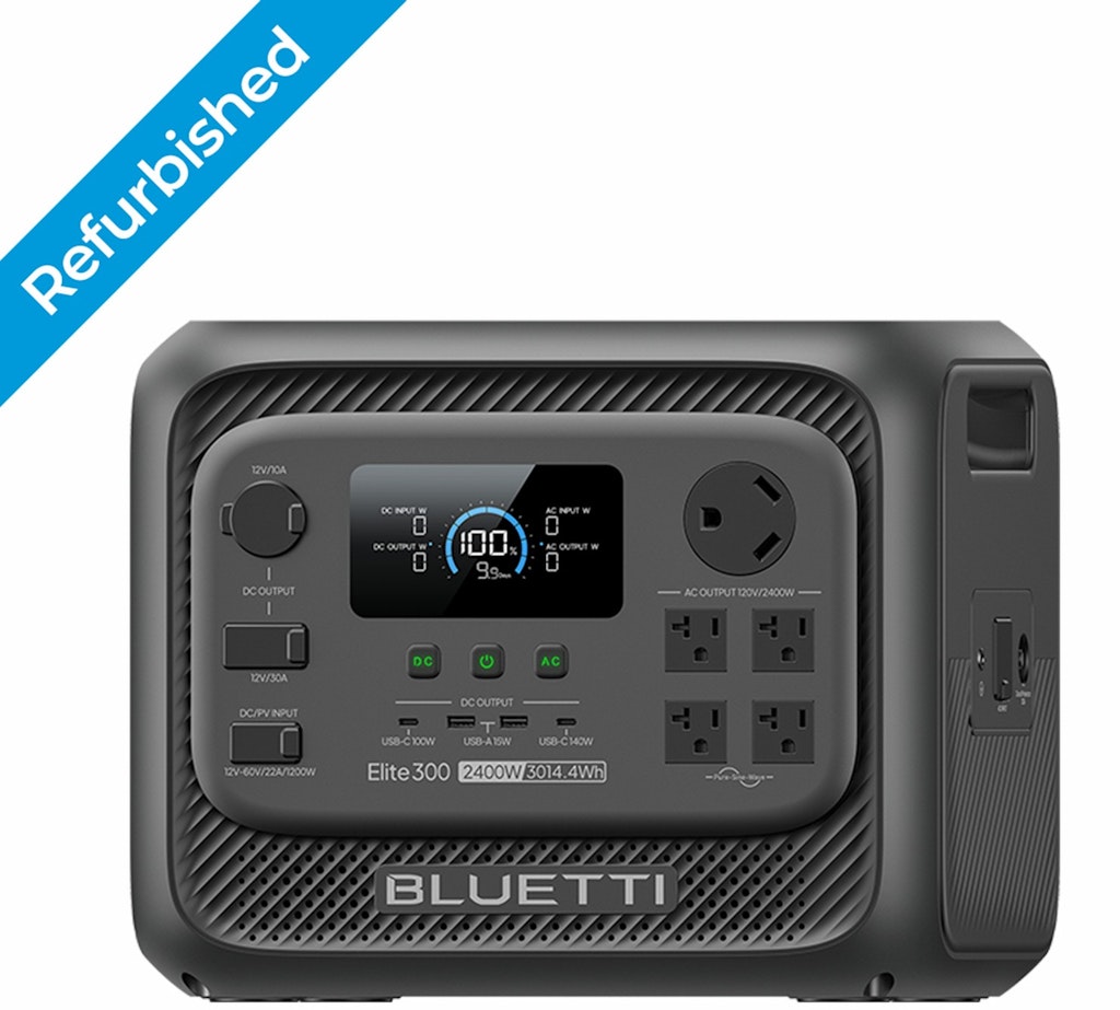 Refurb Bluetti Elite 300 2400W 3014Wh Portable Power Station: $899