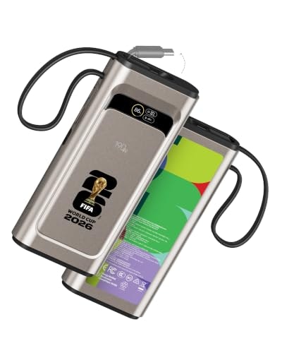 2026 FIFA Licensed 20,000mAh 190W Power Bank: $49.99
