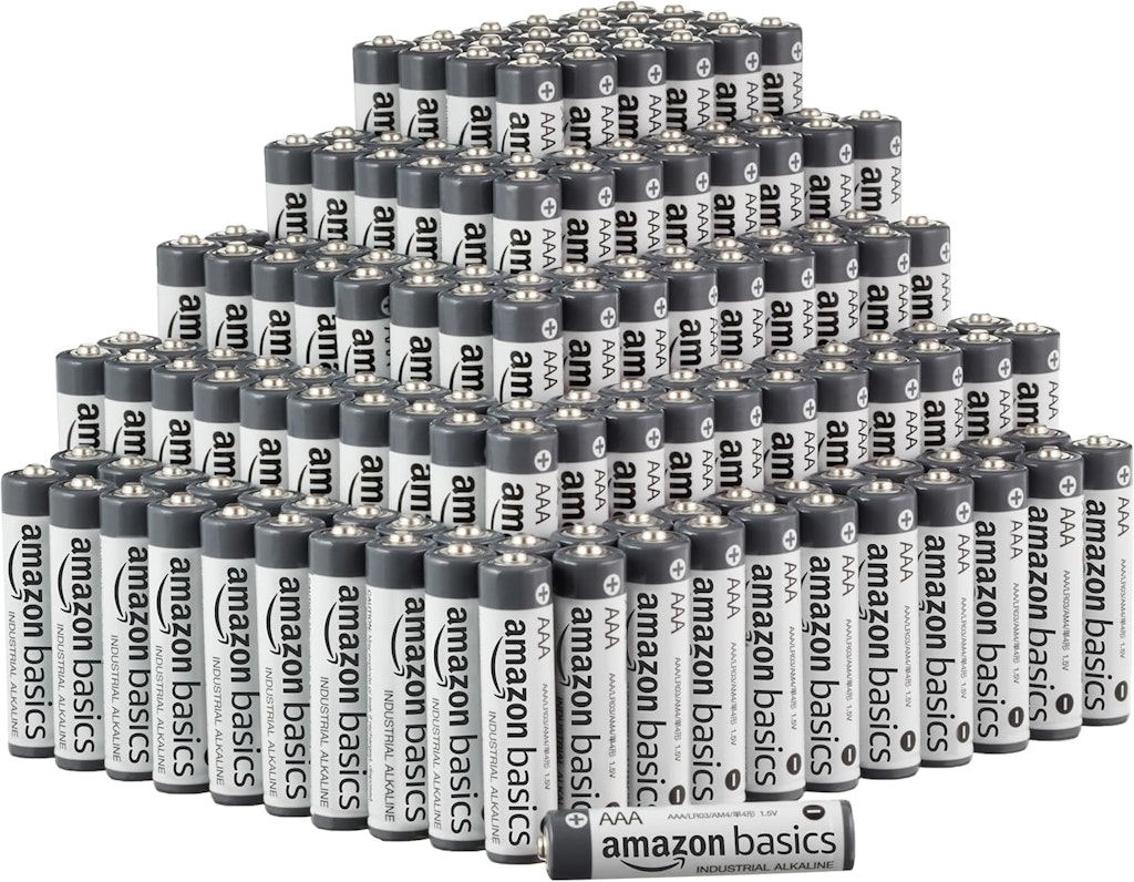 Amazon Basics AAA Alkaline Industrial Batteries 250-Pack: $31 via Sub & Save