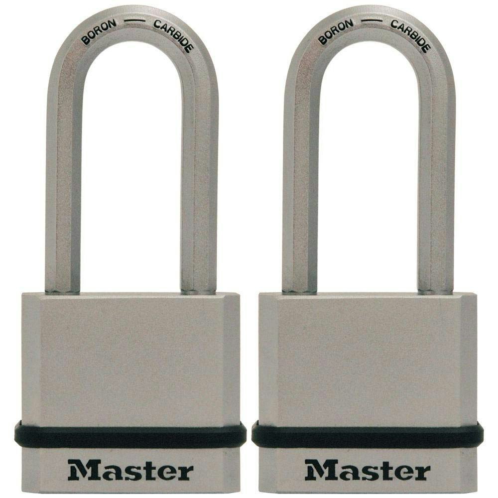 Master Lock Magnum Steel Keyed Alike Padlocks 2-Pack: $14