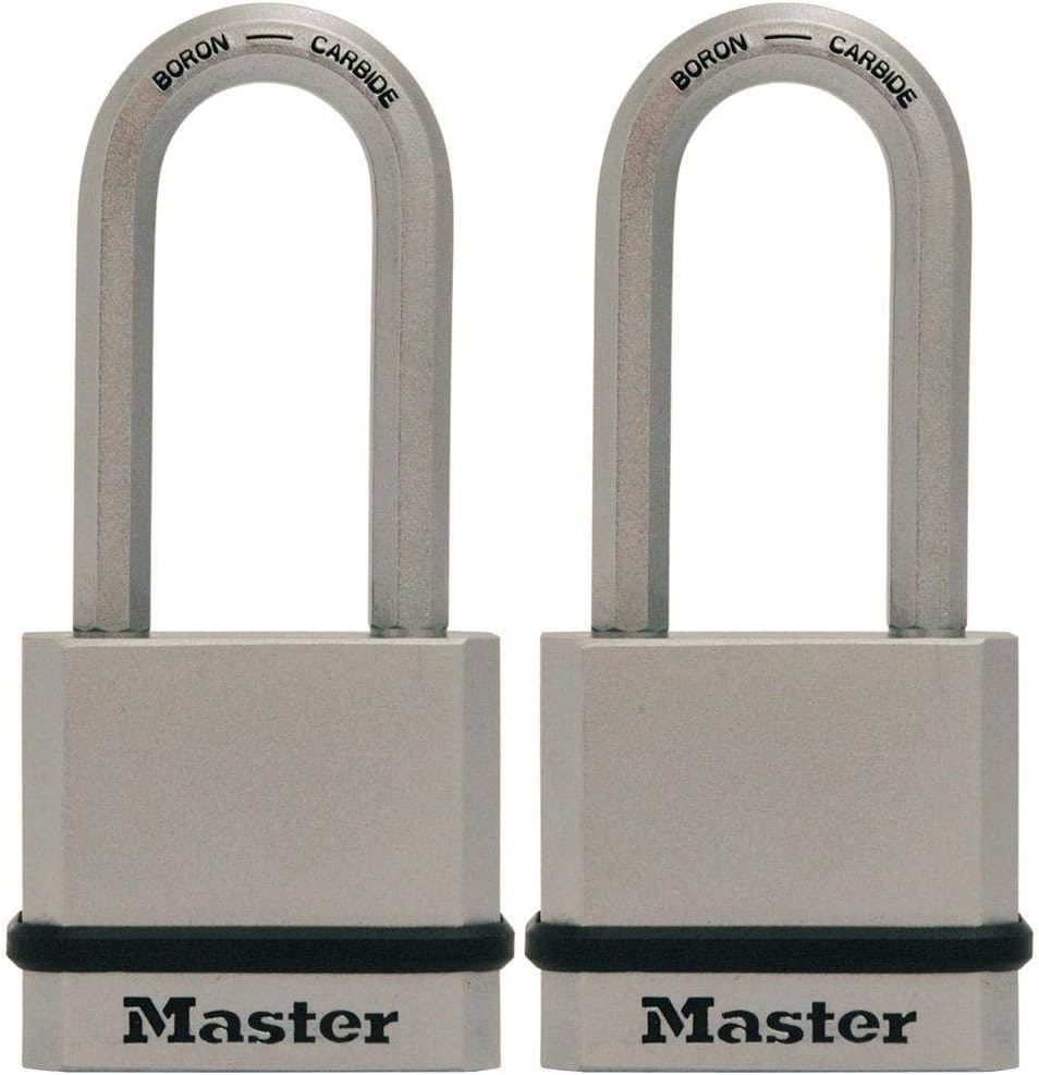 Master Lock Magnum Steel Keyed Alike Padlocks 2-Pack: $15