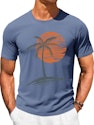 Runcati Men's Graphic Crew Neck Short Sleeve T-Shirt for $10 + free shipping w/ Prime
