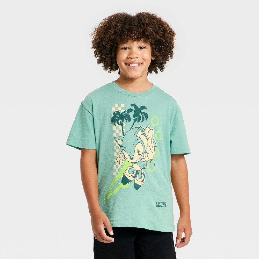 Boys' Sonic the Hedgehog Graphic T-Shirt: $10 Boys' Sonic the Hedgehog Graphic T-Shirt: $10