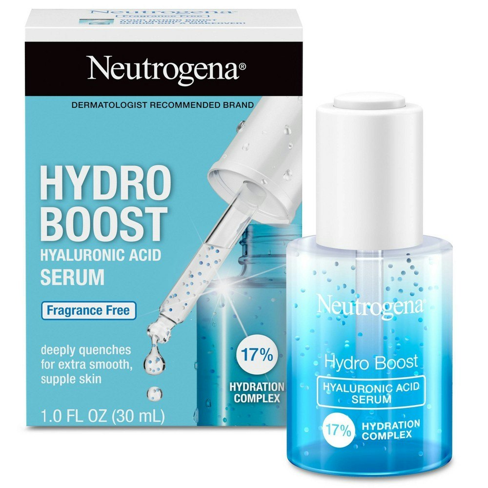 Neutrogena Hydro Boost Hyaluronic Acid and Vitamin B5 Face Serum: $18.49 Neutrogena Hydro Boost Hyaluronic Acid and Vitamin B5 Face Serum: $18.49