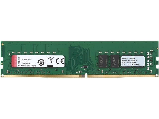 Kingston ValueRAM 16GB DDR4 2666MHz Desktop Memory: $129.99 Kingston ValueRAM 16GB DDR4 2666MHz Desktop Memory: $129.99
