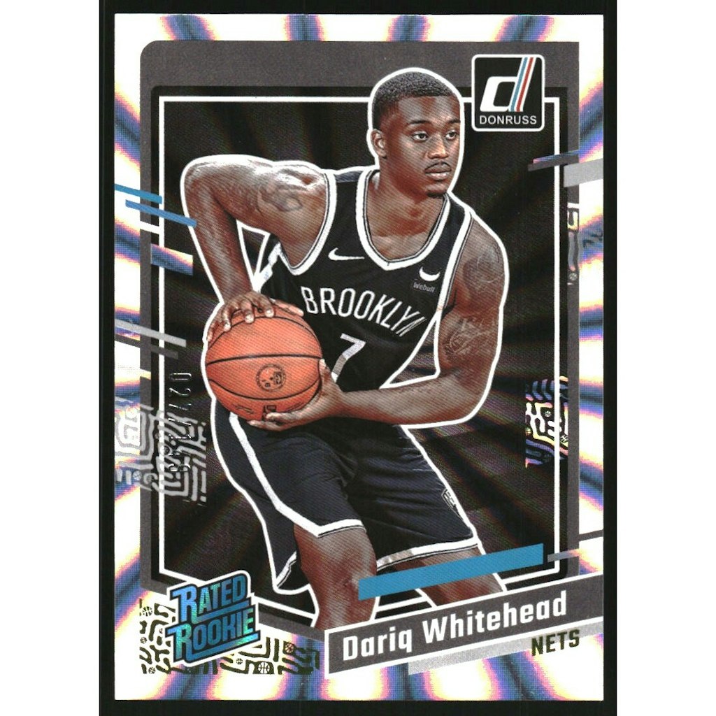 2023-24 Donruss Holo Laser Dariq Whitehead Trading Card: $10.80 2023-24 Donruss Holo Laser Dariq Whitehead Trading Card: $10.80