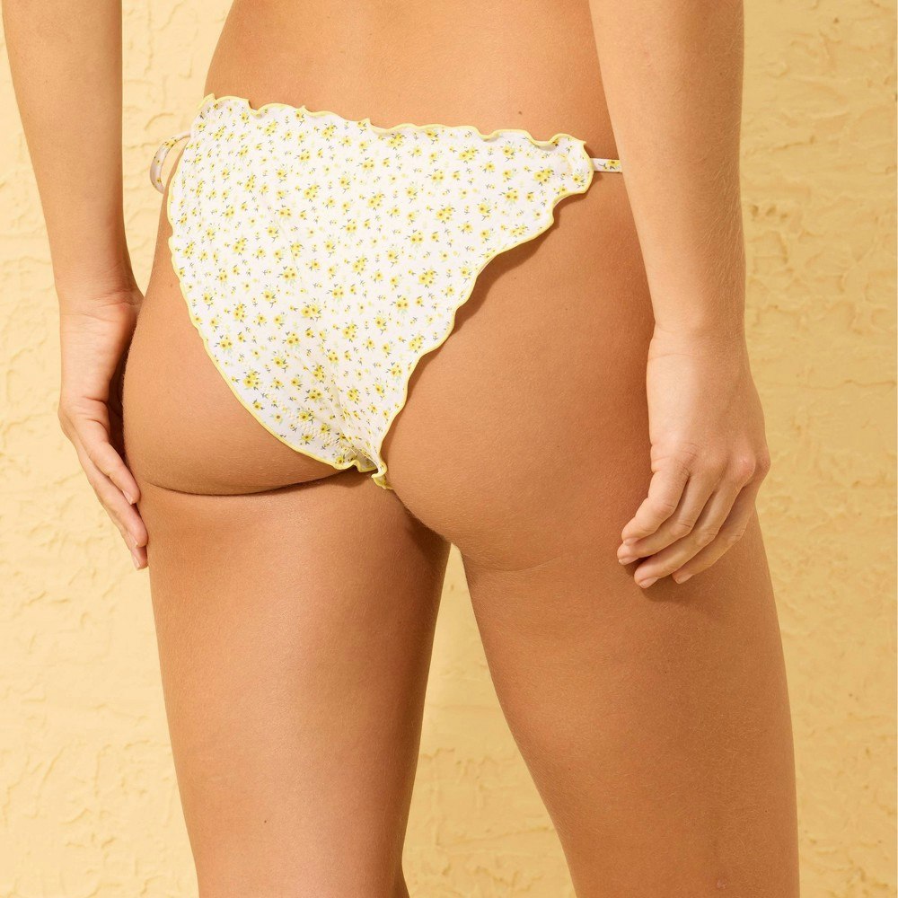 Wild Fable Women's Floral Side-Tie Bikini Bottom: $18 Wild Fable Women's Floral Side-Tie Bikini Bottom: $18