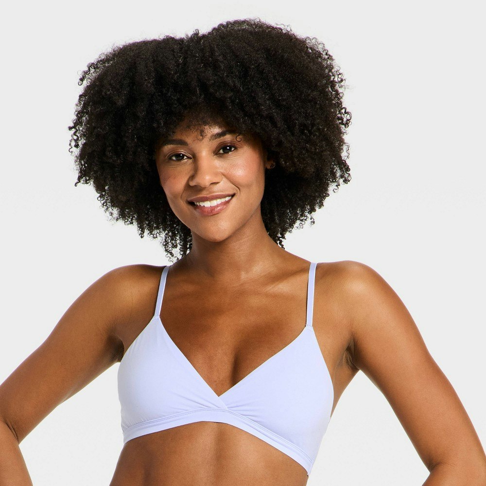 Auden Women's Luxe Stretch Unlined Triangle Bralette: $17