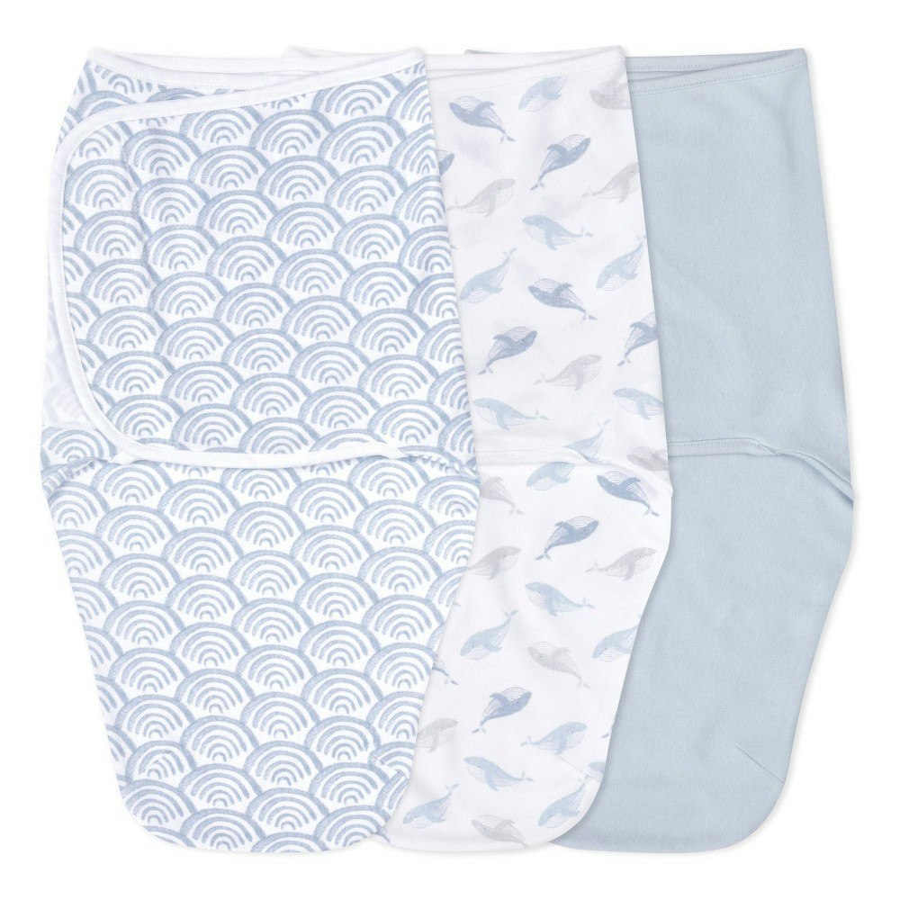 Aden + Anais Essentials Cotton Zipless Swaddle Wraps 3-Pack: $34.95 Aden + Anais Essentials Cotton Zipless Swaddle Wraps 3-Pack: $34.95