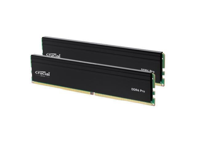 Crucial Pro 64GB DDR4 3200MHz Desktop Memory 2-Pack: $539 Crucial Pro 64GB DDR4 3200MHz Desktop Memory 2-Pack: $539